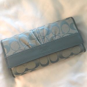 Coach zip around wallet